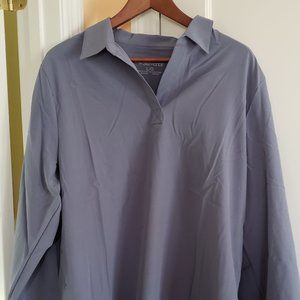 Women's Post Surgery Adaptive Recovery Blouse, Large, by Silverts